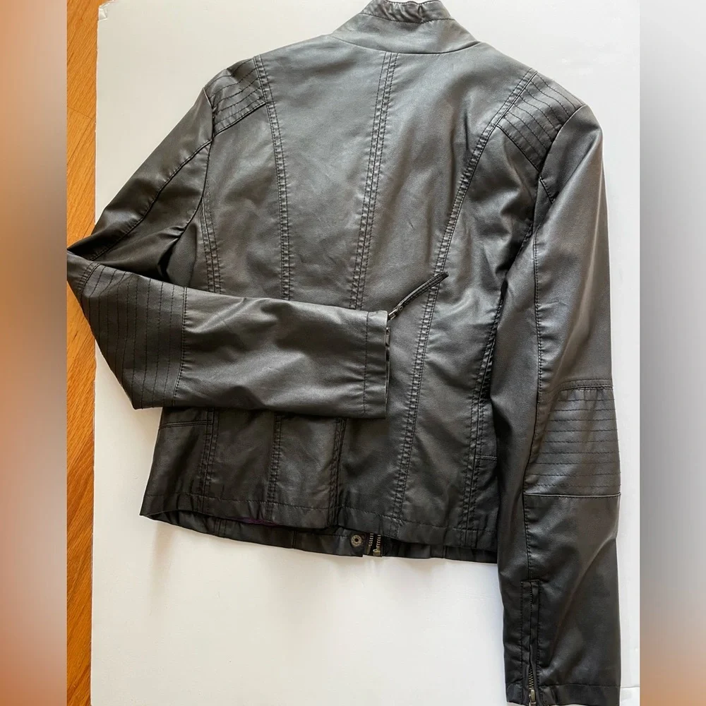 Faux Leather Jacket - Picture 2 of 2